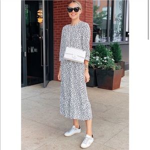 Iconic Zara Polka Dot Midi dress